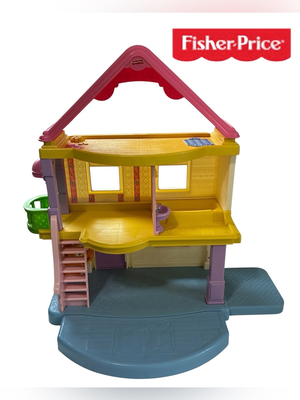 2005 FISHER PRICE MY FIRST DOLL HOUSE PLAY SET VINTAGE DOLLHOUSE